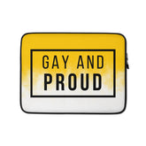 Gay And Proud Laptop Sleeve